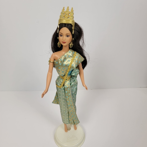 Barbie Princesse Du Cambodge, Poupée De Collection Mattel, NRFB